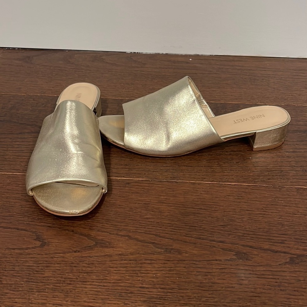 Nine West Gold Women's Sandals